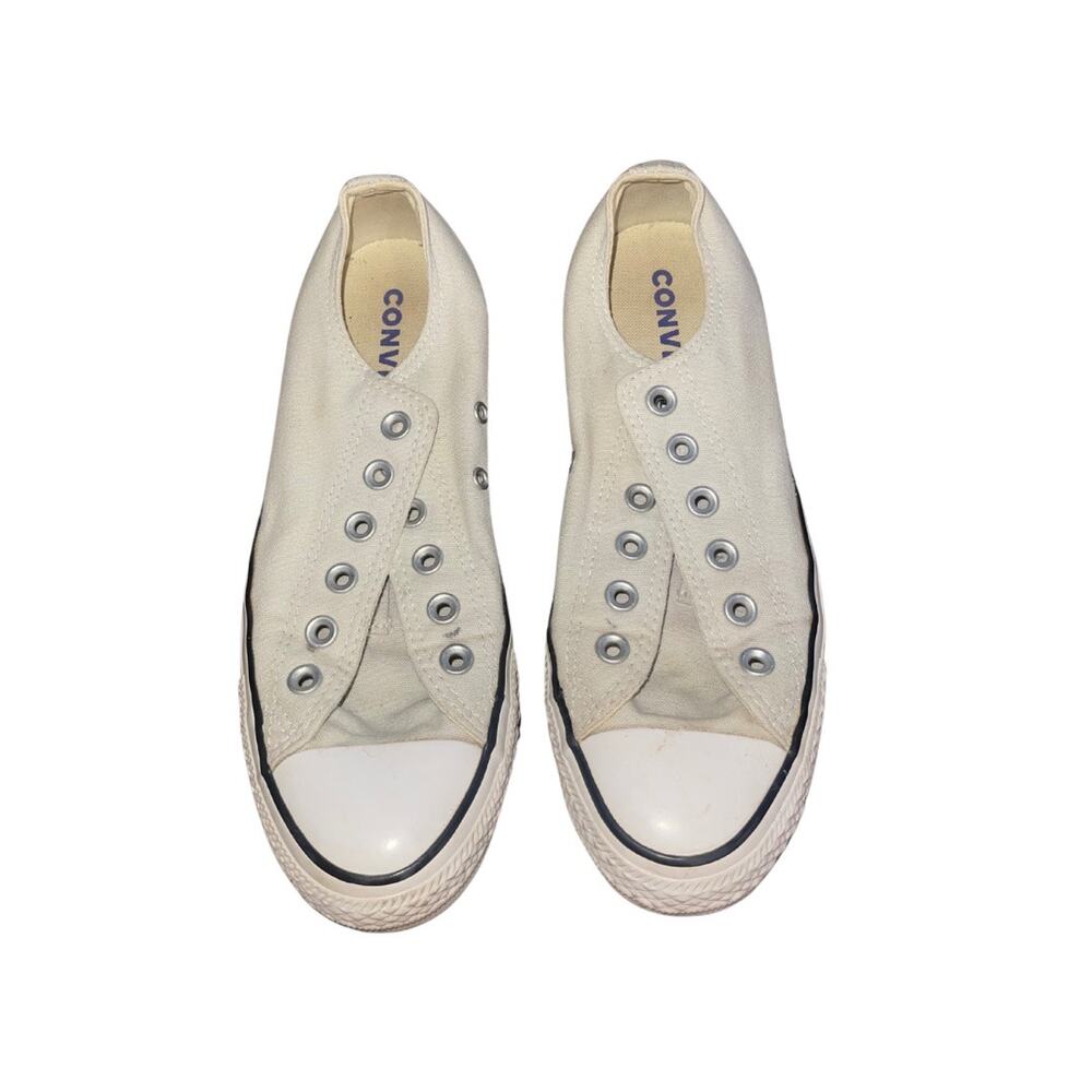 Women's White Converse Chuck Taylor All Star Low-Top Sneakers Size 8